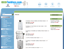 Tablet Screenshot of ecotankless.com